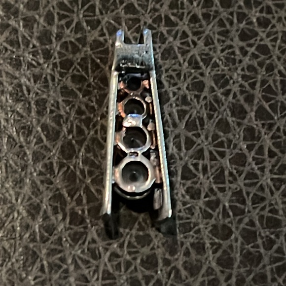 Ladder CZ Pendant in Sterling Silver - Picture 3 of 4